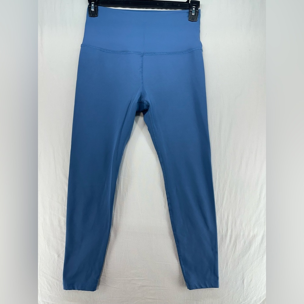 Beyond Yoga Leggings Pants 23" Inseam Blue Hole On Inside No Size Tag‎ Large?